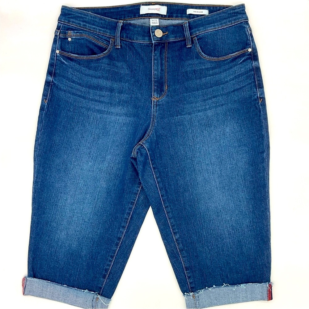 Skinny Girl Skimmer Bermuda Denim Shorts, 12
